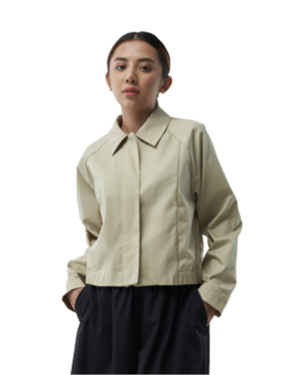 Áo Khoác Nữ Kiểu Xếp Ly Sau