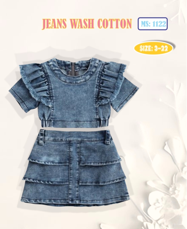 Jean wash cotton - MS1122