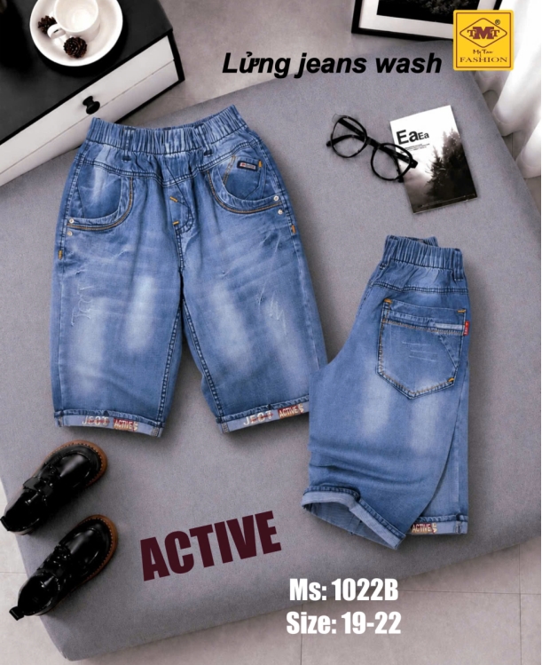 QUẦN LỬNG JEANS WASH - ACTIVE
