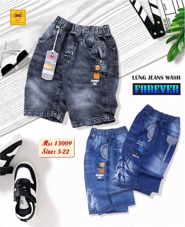 Quần lửng Jeans wash - FOREVER